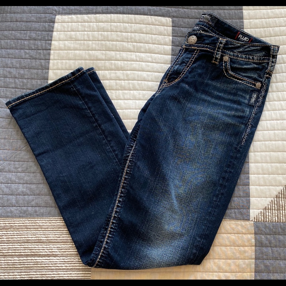 Silver jeans